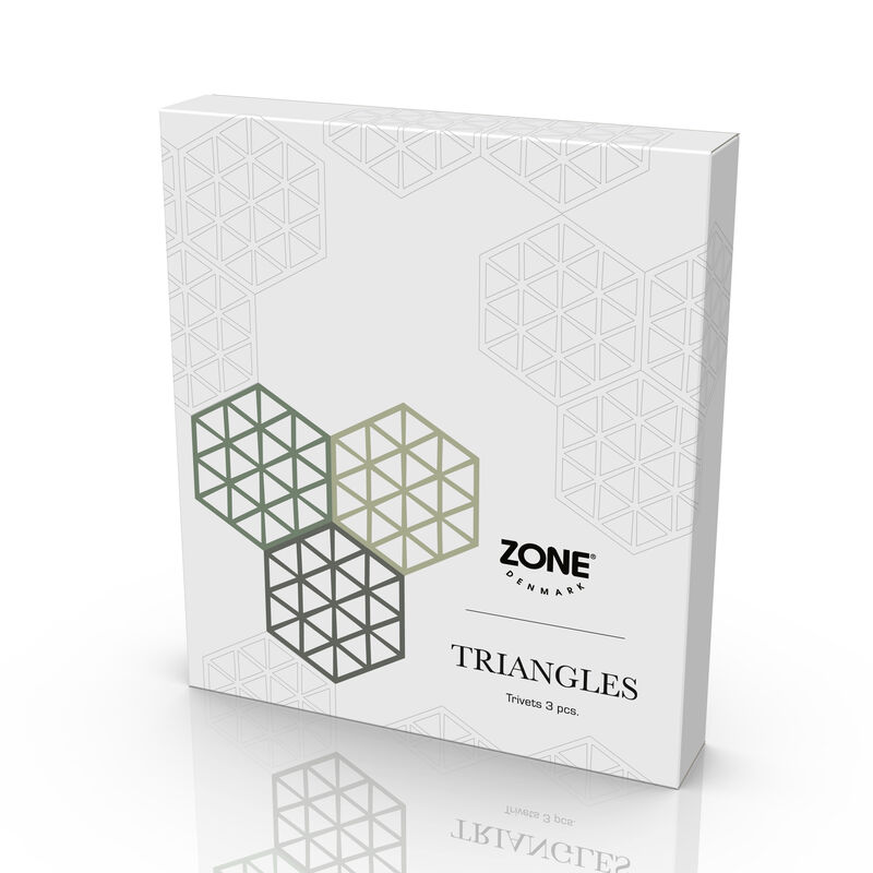 Triangles Dessous-de-plat 3 pces Triangles Dessous-de-plat 3 pces