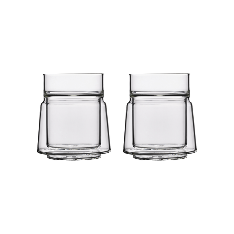 Medium Dobbeltvægget glas 2 stk.