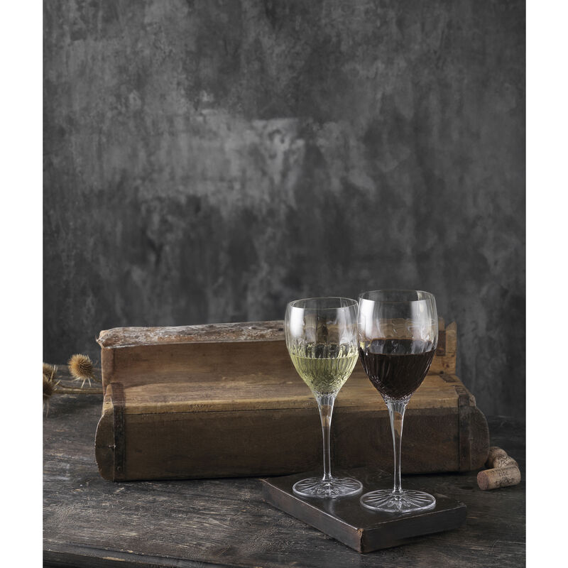 Diamante R&oslash;dvinsglass 4 stk.