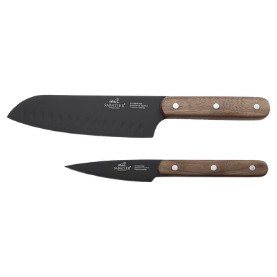 Phenix Walnut Knivs&aelig;t 2 dele