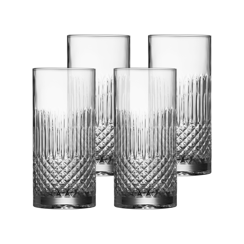 Diamante Ølglas/longdrinkglas 4 stk. Diamante Ølglas/longdrinkglas 4 stk.