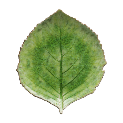 Riviera tallrik hortensiablad