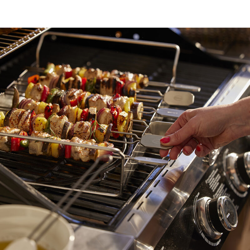 Grillspyd m. stativ 6 stk.