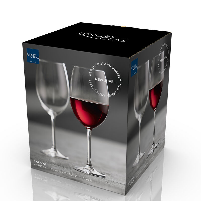 NEW Juvel R&oslash;dvinsglass 4 stk.