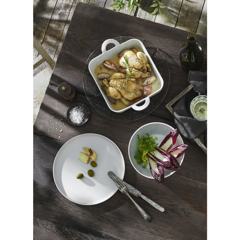 Toulouse Tallrik flat rak kant