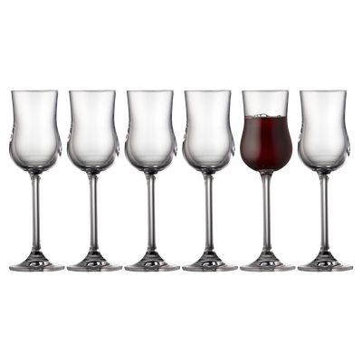 Juvel Verre &agrave; porto/grappa 6 pces