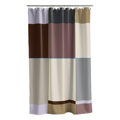 Colour Block Shower Curtain