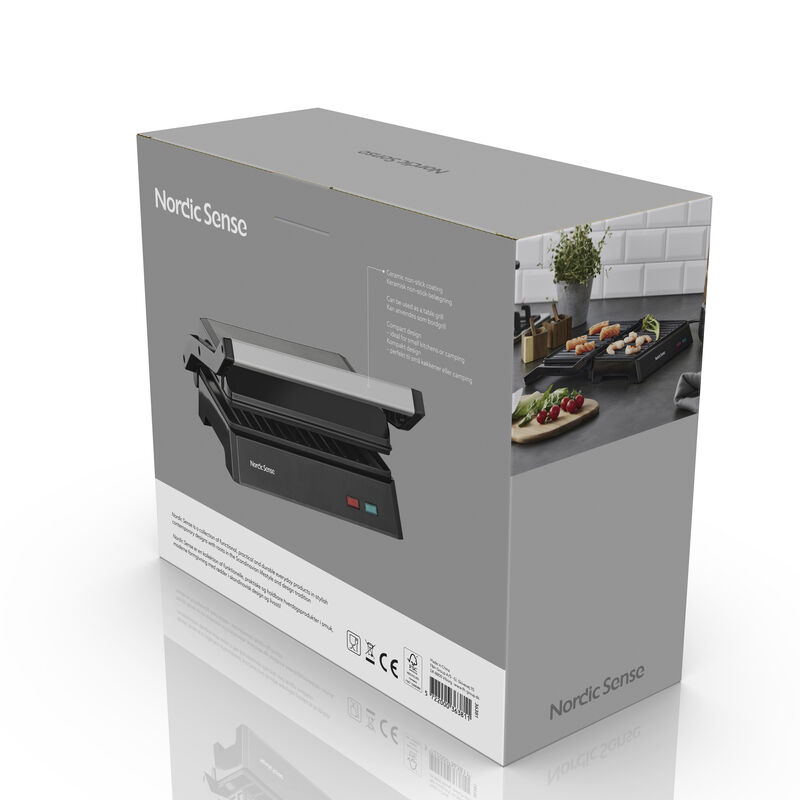 Mini panini-grill 1000 watt