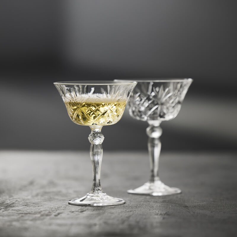 Melodia Champagnesk&aring;l 4 stk.