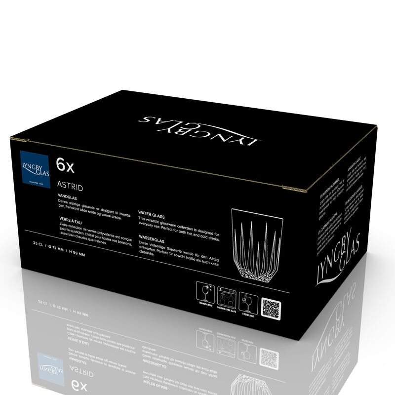 Astrid Vandglas 6 stk. Astrid Vandglas 6 stk.