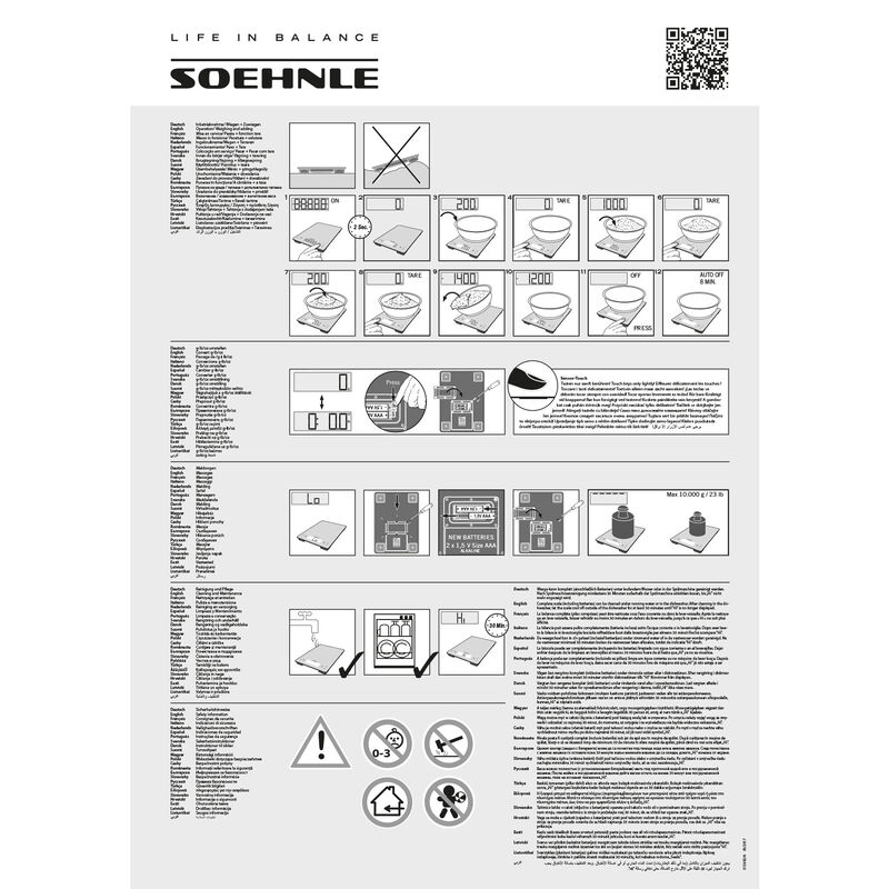 Page Aqua Proof Kjøkkenvekt Page Aqua Proof Kjøkkenvekt