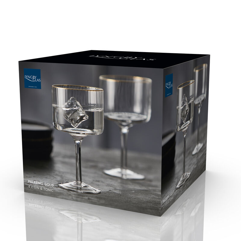 Palermo Gold Gin & tonic Glas 4 Stck.