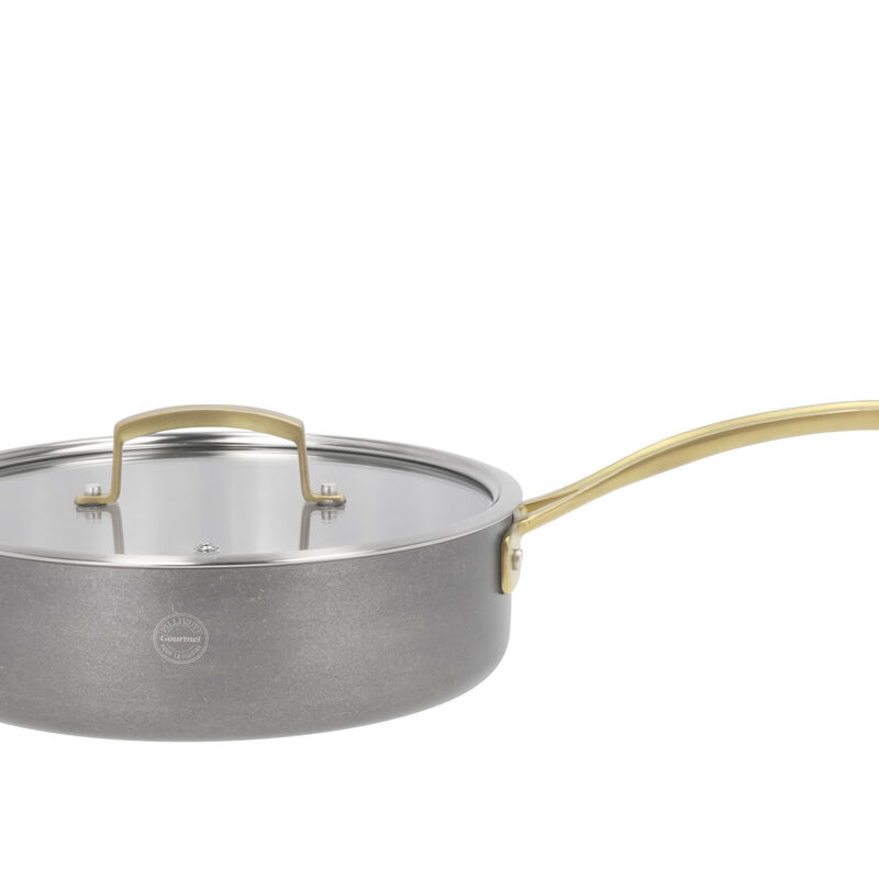 Durance Saut&eacute;panne med glasslokk