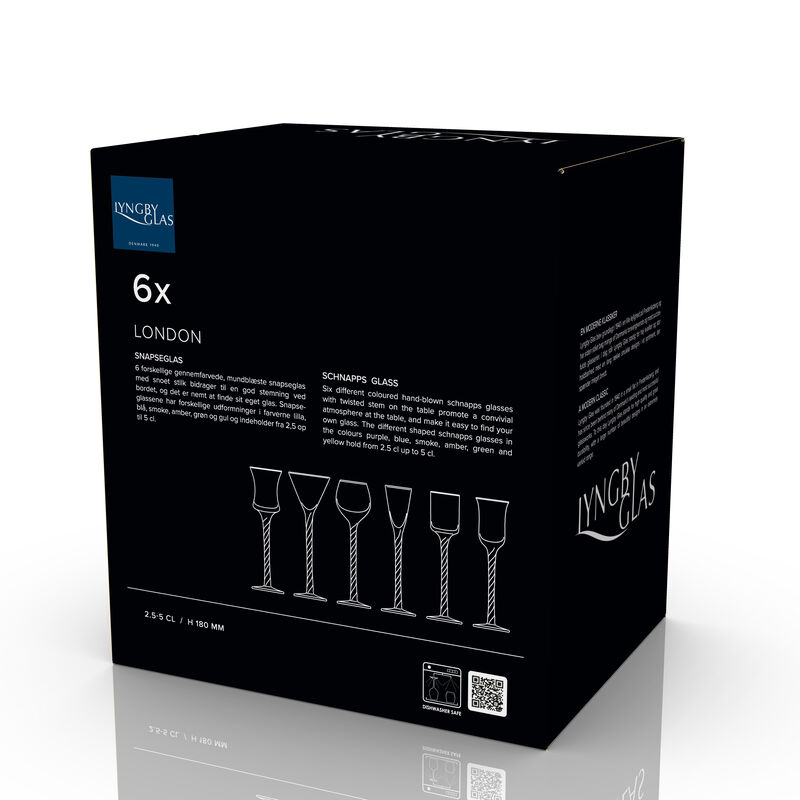 London Schnappsglas 6 Stck.