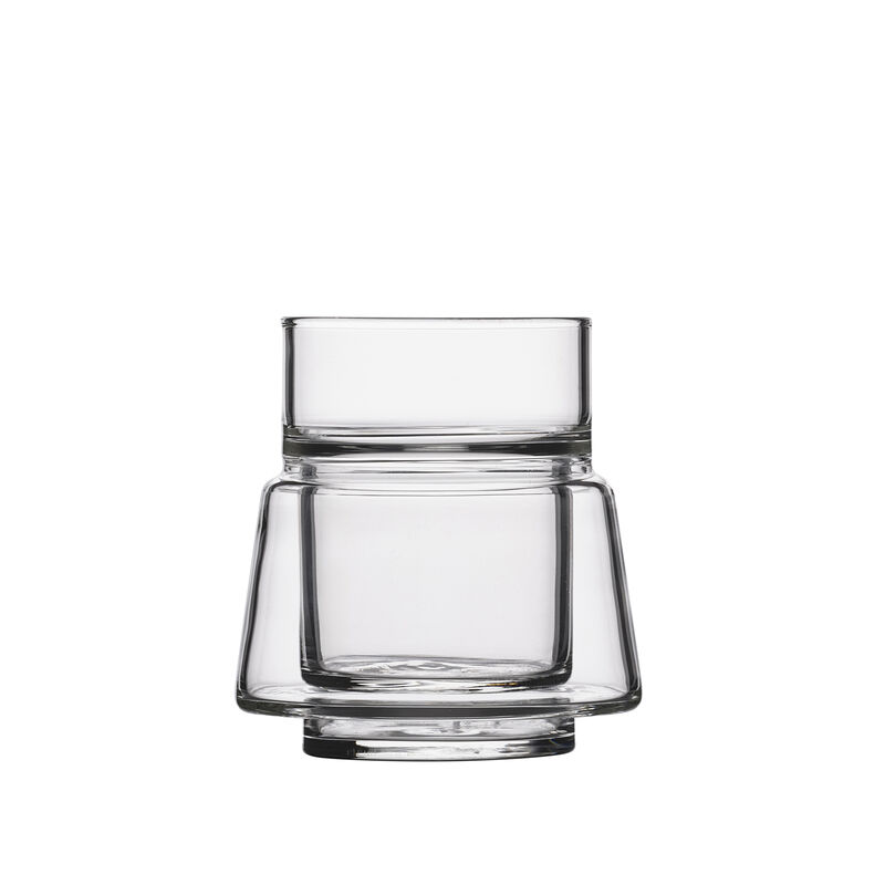 Small Dobbeltv&aelig;gget glas