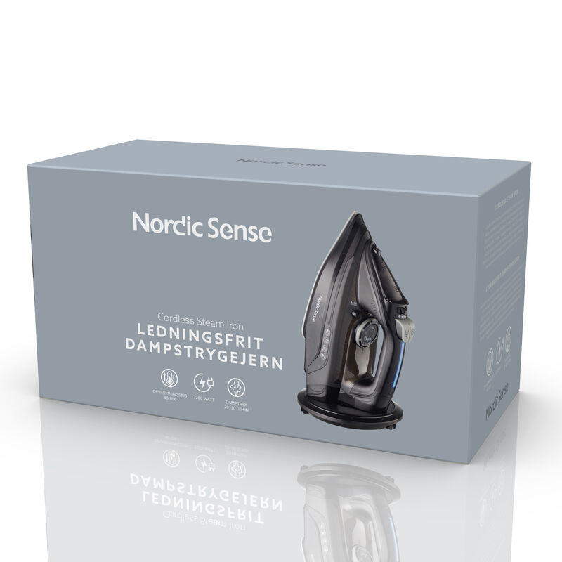 Sladdl&ouml;st &aring;ngstrykj&auml;rn 2200 watt