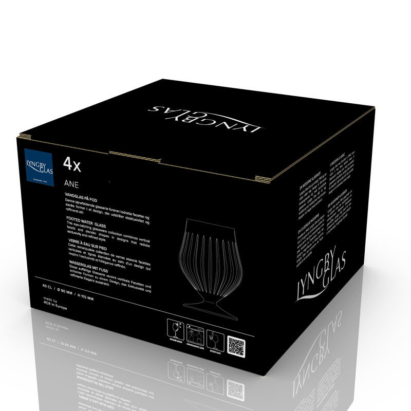 Ane Vattenglas p&aring; fot 4 st