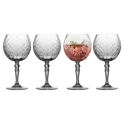Melodia Gin & tonic glas 4 st Melodia Gin & tonic glas 4 st