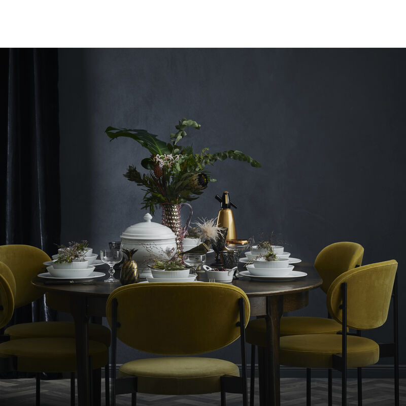 Pliss&eacute; Tallerken flat