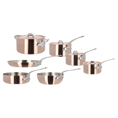 Grydesæt m/låg 10 dele Grydesæt m/låg 10 dele