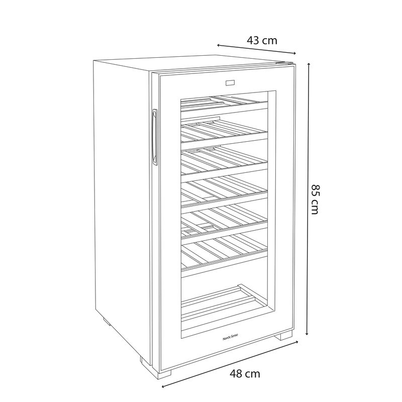 Vinkj&oslash;leskap 33 flasker