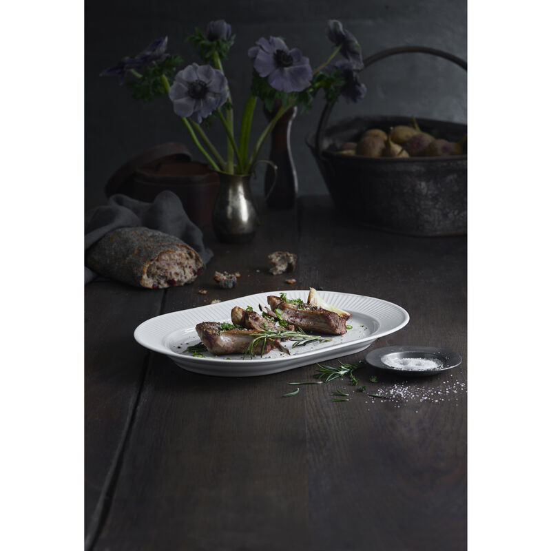 Plissé Serveringsfat ovalt Plissé Serveringsfat ovalt