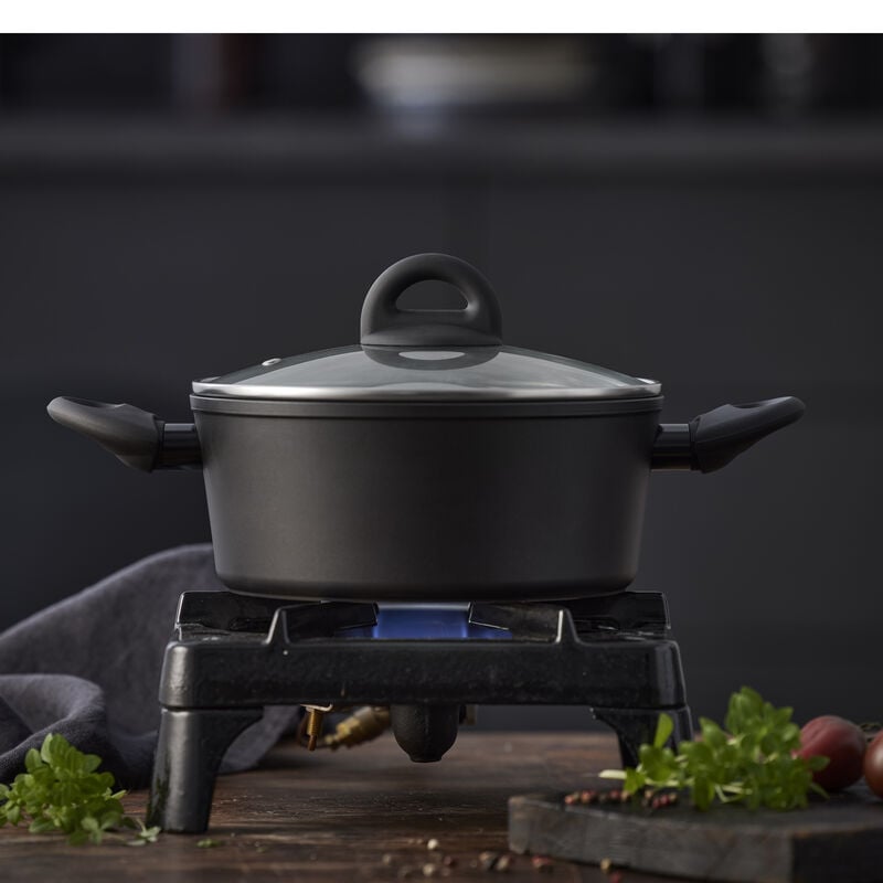 Ceramica Gryde med glaslåg Ceramica Gryde med glaslåg