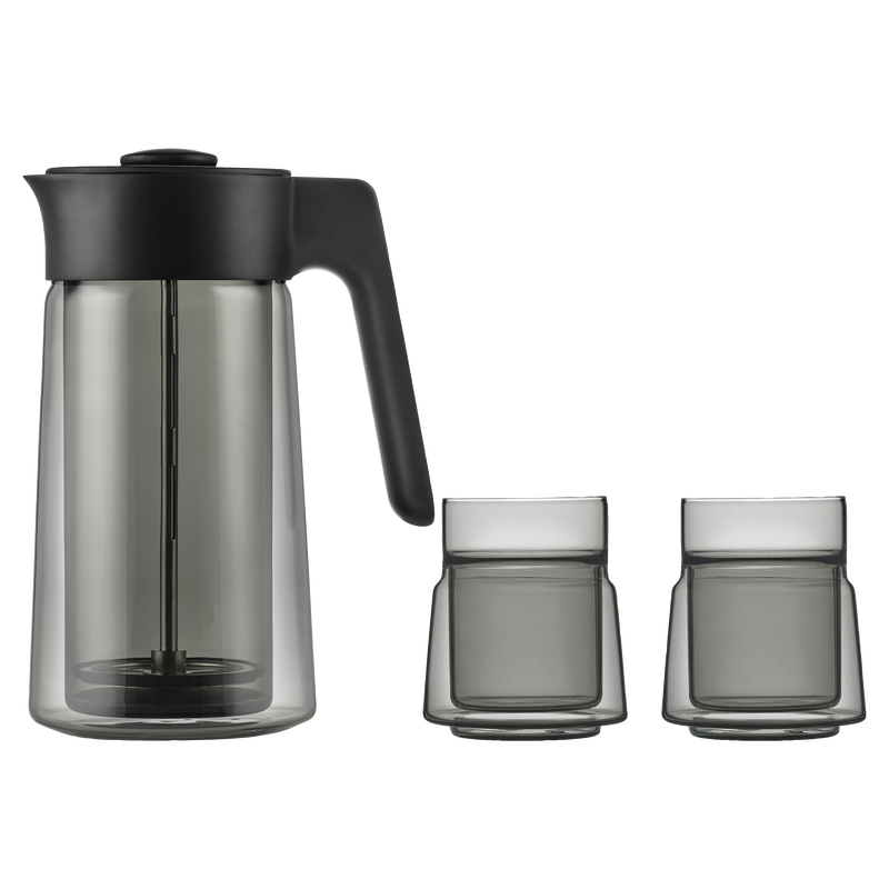 GAVE Stempelkande og glas