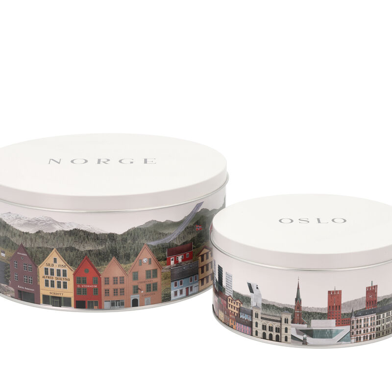 Norge/Oslo Kakebokssett 2 stk.