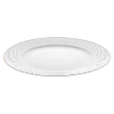 Plissé Gold Tallerken flat Plissé Gold Tallerken flat