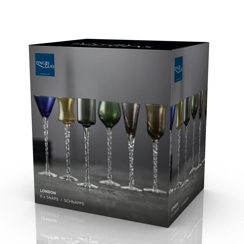 London Schnappsglas 6 Stck.
