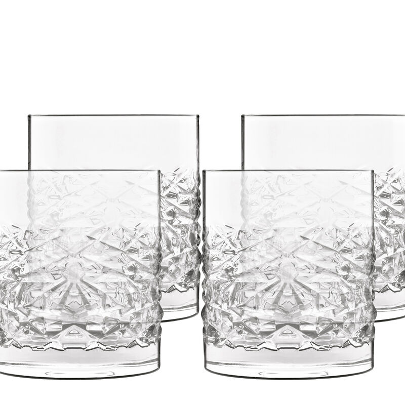 Mixology Textures Vannglass/whiskyglass 4 stk.