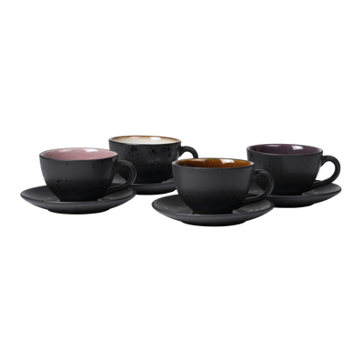 Gastro Tasse mit Untertasse 4 Stck. Gastro Tasse mit Untertasse 4 Stck.