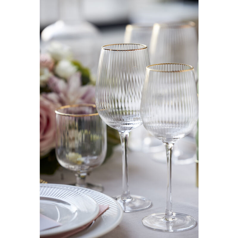 Palermo Gold Rotweinglas 4 Stck.