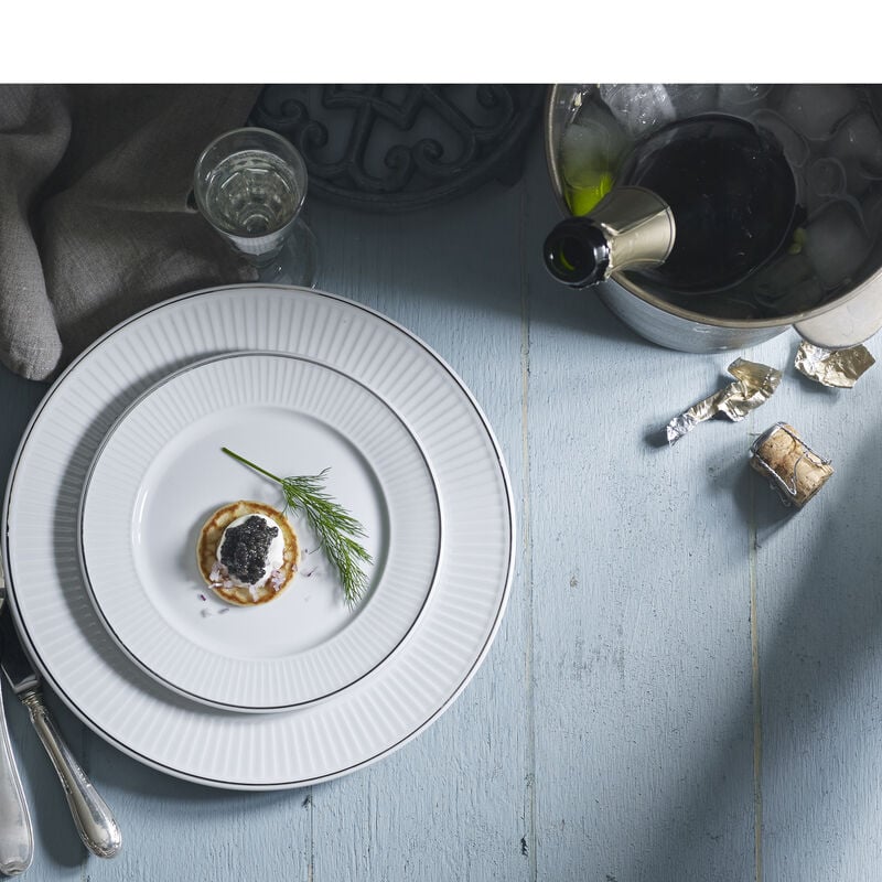 Vienne Plissé Tallerken flat Vienne Plissé Tallerken flat