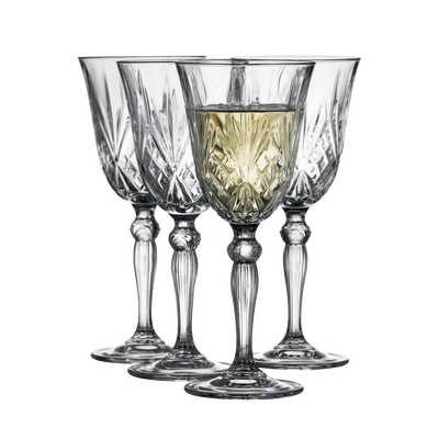 Melodia Verre &agrave; vin blanc 4 pces