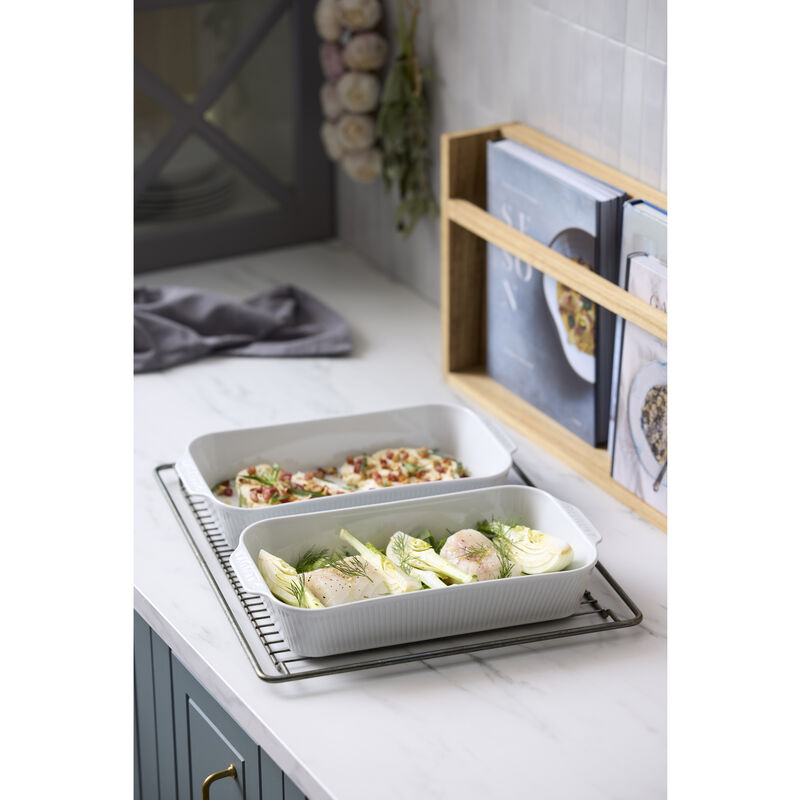 Plissé Fadsæt dybt 2 stk.