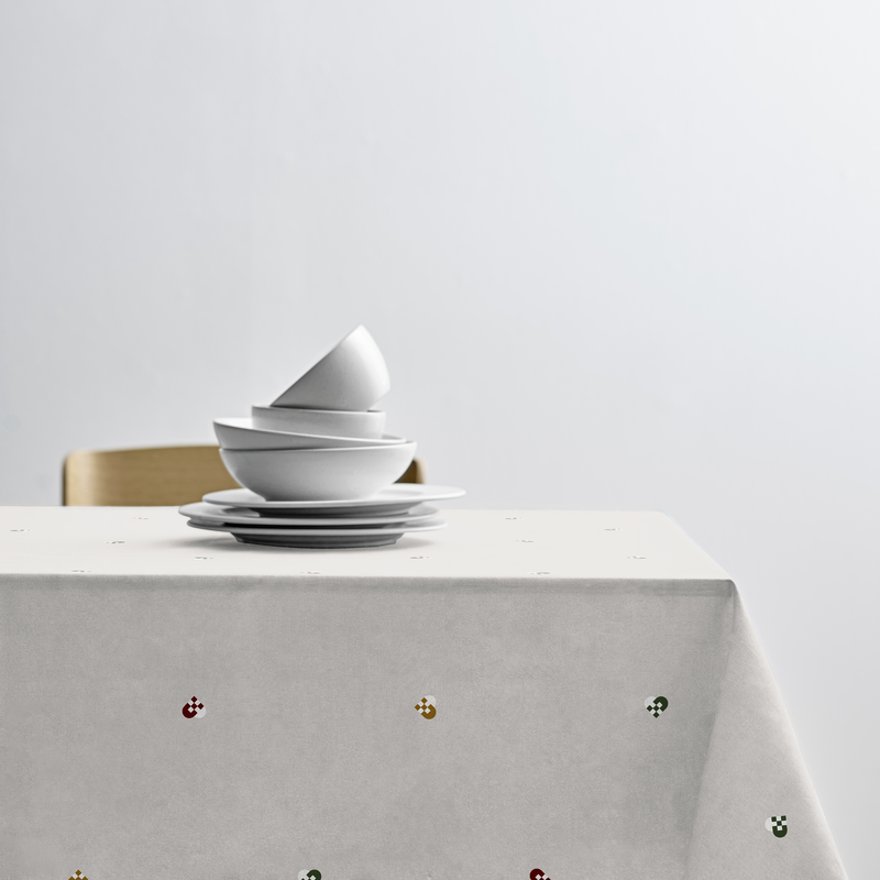 Image of Christmas Hearts Embroidery Juledug