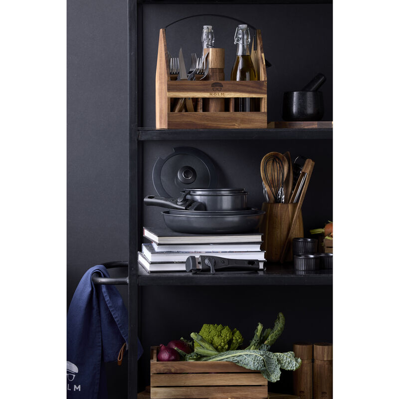 Grytesett m. avtakbart håndtak Grytesett m. avtakbart håndtak