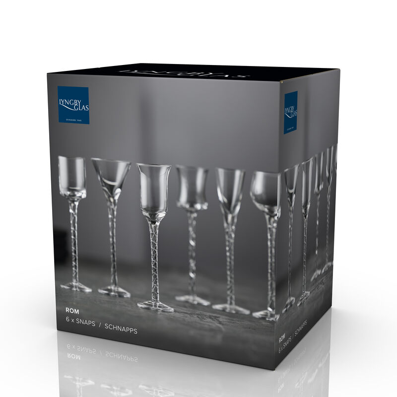 Rom Schnappsglas 6 Stck.
