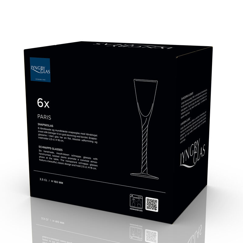 Paris Schnappsglas 6 Stck.