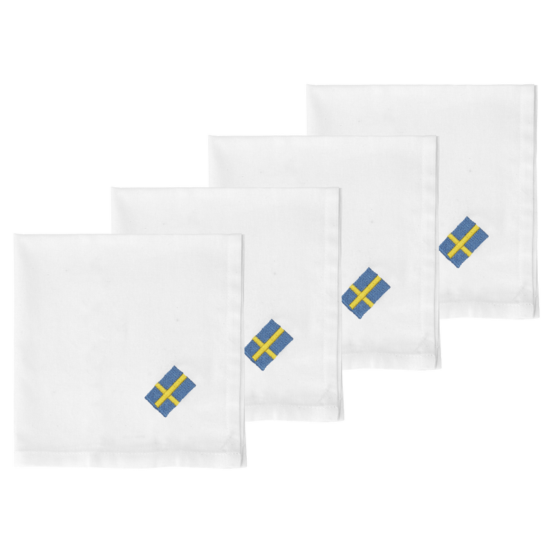 Festlig Tygservetter 4 st