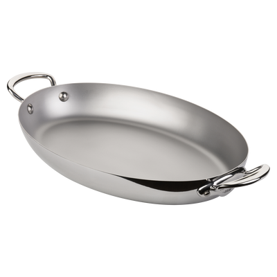 Cook Style Panna med 2 handtag oval