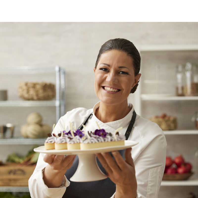 Tårtfat på fot Tårtfat på fot