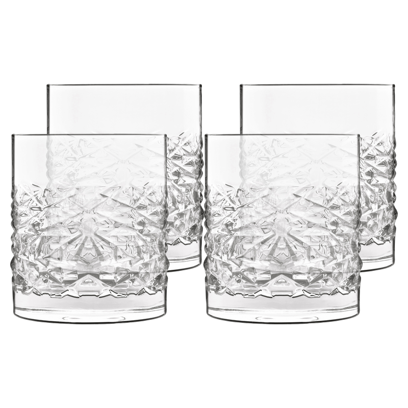 Mixology Textures Vandglas/whiskyglas 4 stk. Mixology Textures Vandglas/whiskyglas 4 stk.