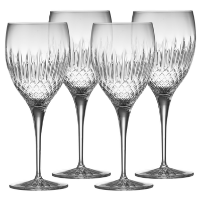 Diamante R&ouml;dvinsglas 4 st