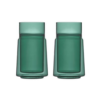 Large Dobbeltvægget glas 2 stk.