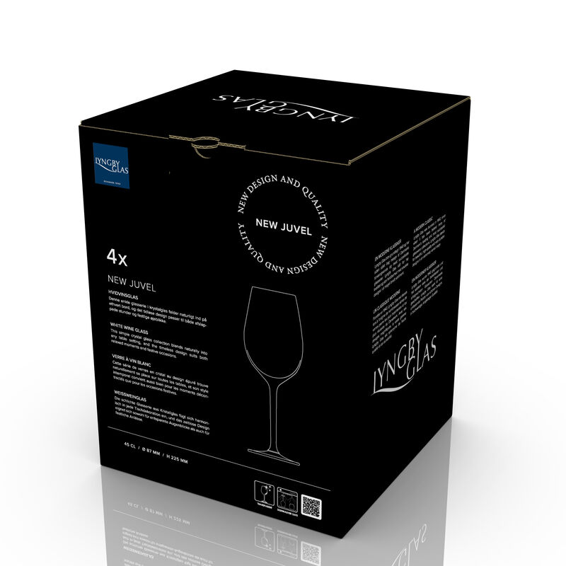 NEW Juvel Weissweinglas 4 Stck.