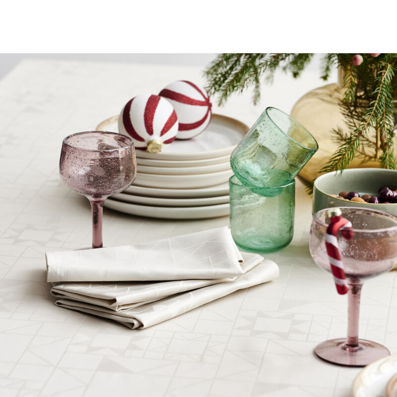 Star Damask Christmas tablecloth