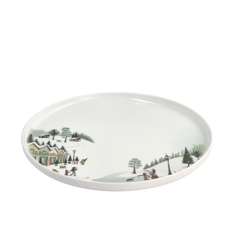 Vinter Toulouse Tallrik flat rak kant